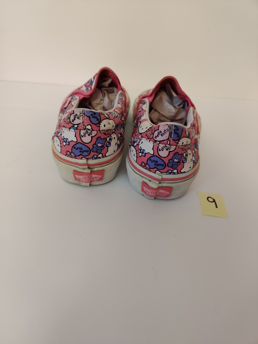 Vans x Hello Kitty Kids Pink Slip-On Shoes W8 - Picture 3 of 4